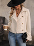 'Lauren' Button Up Jacket - Celes Fashion